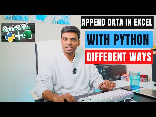 How To Append Data To Existing #Excel Sheet Using #Python  |  #Automation