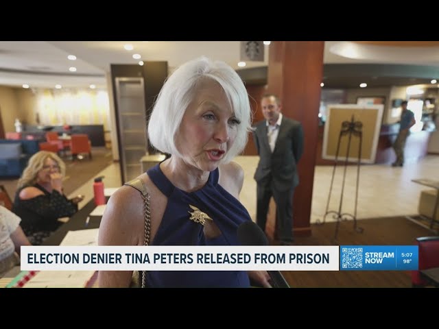 Former election clerk Tina Peters released from prison