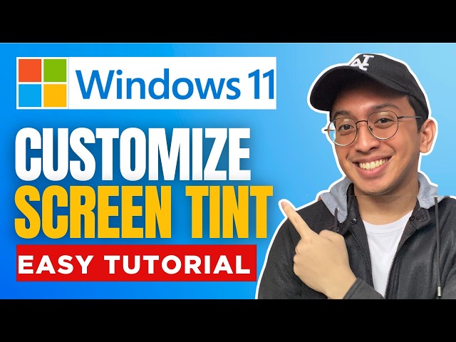 How to Customize Screen Tint in WIndows 11 (PC/Laptop)