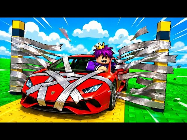 SUPERCAR VS DUCT TAPE ROBLOX 😱