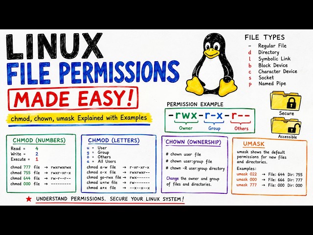 04 Master Linux File Permissions | chmod, chown & umask Explained