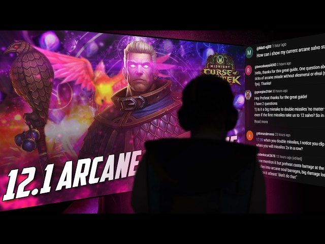 12.1 Arcane Mage Guide HOTFIX - Answering Questions