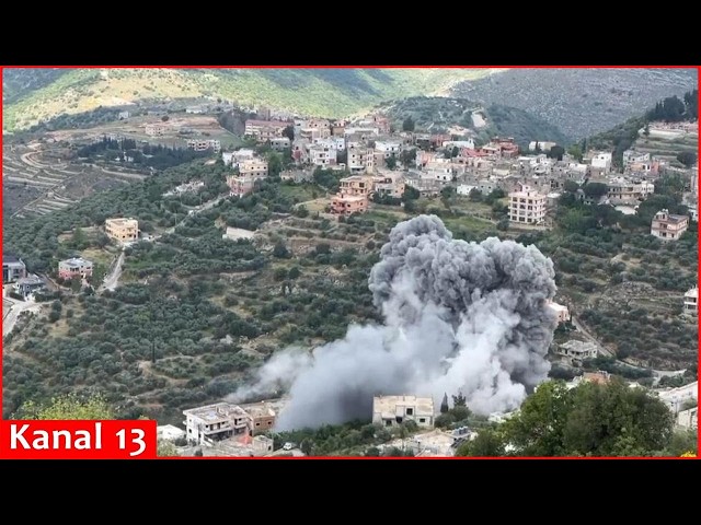 Israeli fighter jets strike southern Lebanese village after Israel warned residents to leave