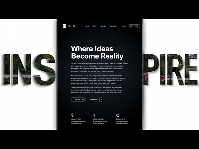 I Made a Mind-Blowing Split Text Scroll Effect with HTML, CSS & JavaScript