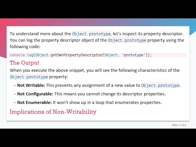 Understanding the Object.prototype Protection in JavaScript
