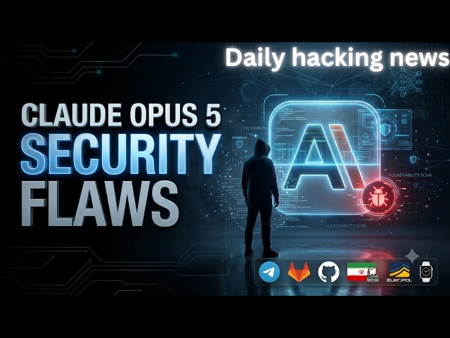 Claude Opus 5 Finds Security Flaws! Telegram Malware, GitLab RCE & Iranian Hackers