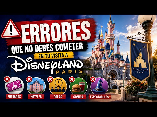🚨 The MISTAKES you MUST NOT make on your visit to DISNEYLAND PARIS | Disneyland Paris Guide