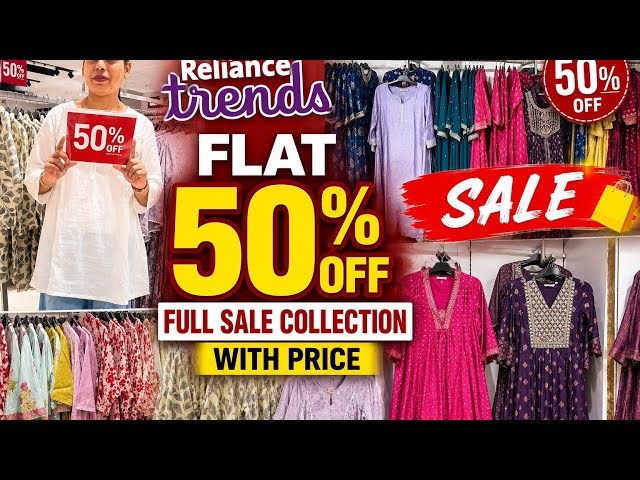 Reliance Trends Sale Flat 50% Off | Reliance Trends Offers Today | Reliance Trends Latest Collection