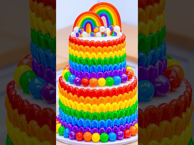 How to make Miniature Rainbow Chocolate Cake