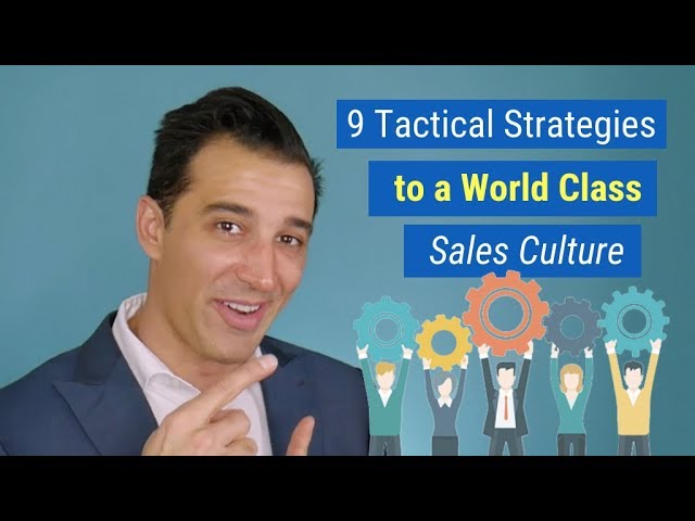 Sales Management Training   9 Tactical Strategies to a World Class Sales Culture