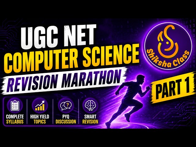 UGC NET Computer Science Top 100 MCQs Part 1 | Most Important Questions for June 2026 #ugcnetcs