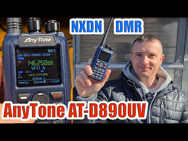 AnyTone AT D890UV DMR and NXDN radio
