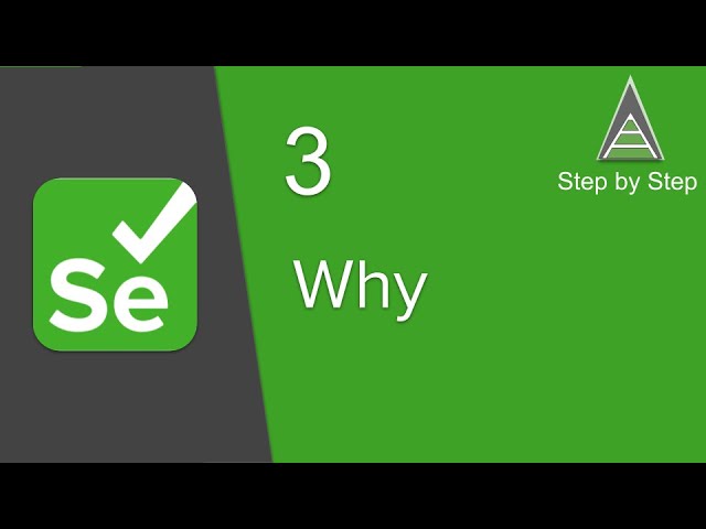 Selenium Beginner Tutorial 3 - Why To Learn Selenium
