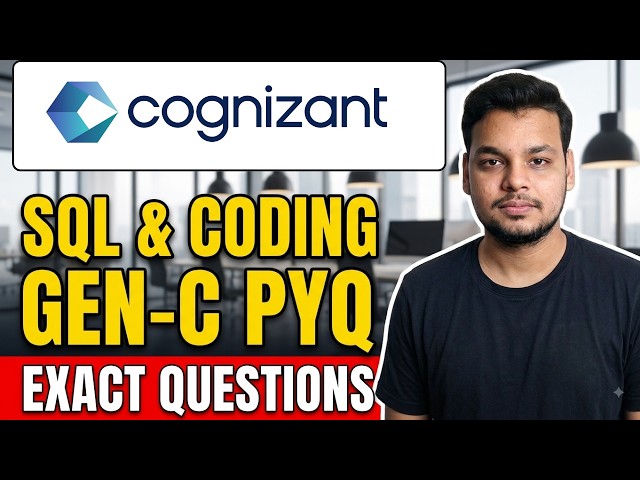 Cognizant Technical Assessment | Cognizant GenC Technical Assessment, Coding, and SQL Solutions