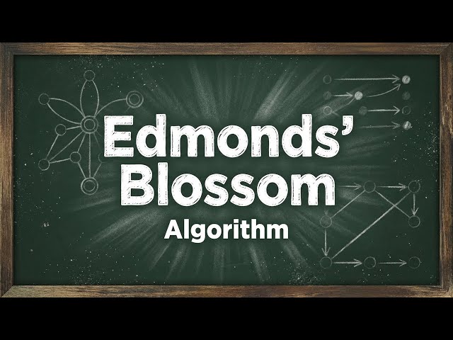 Edmonds' Blossom Algorithm - Blossoms That Unlock Perfect Pairings