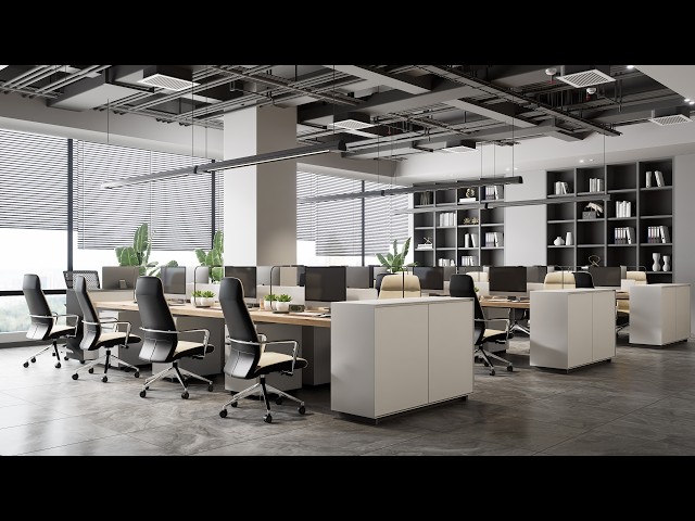 Modern Office Rendering in D5 Render, Step by Step Tutorial