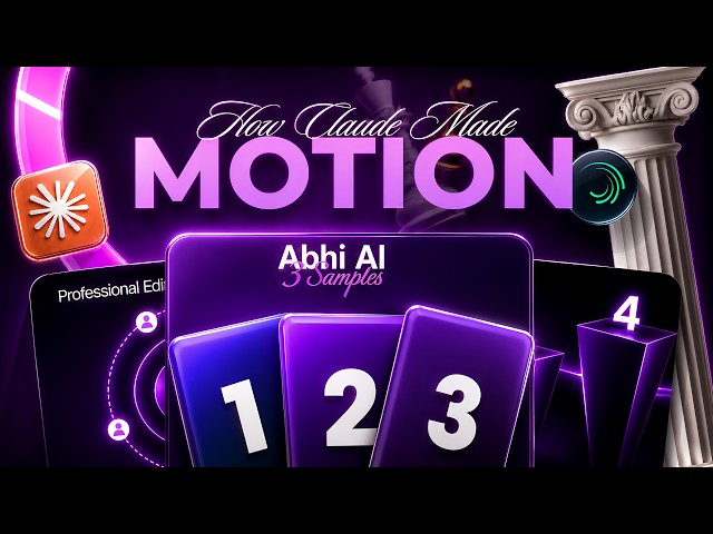 🤯 I Made Motion Graphics Using Claude AI
