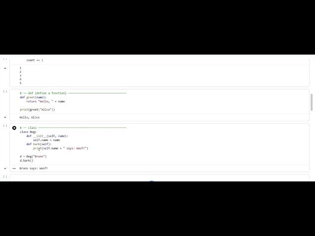Python programming part-10 sample codes for keywords 