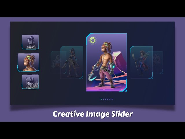 Creative Image Slider Using HTML CSS JavaScript | Auto Image Carousel Showcase (2026)