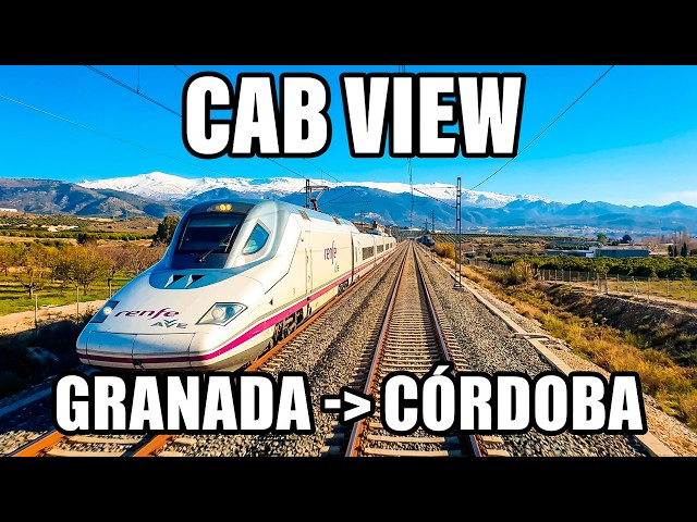 4K CAB VIEW Granada to Córdoba #CabView