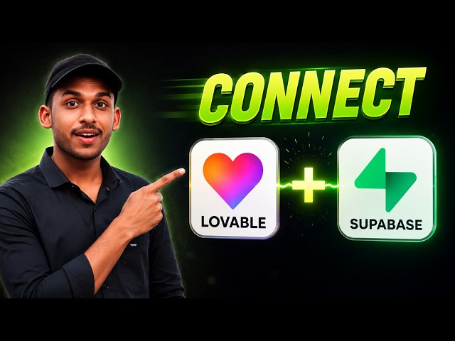 How to Connect Supabase with Lovable AI in Hindi | Build Full Stack Web Apps Without Coding