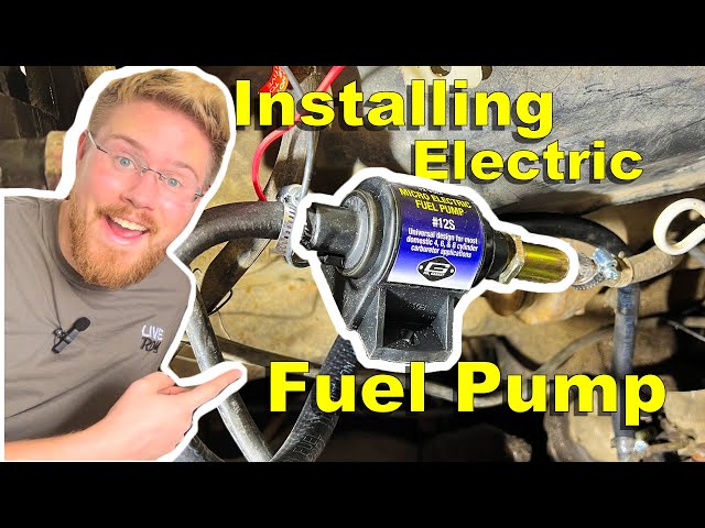 Installing An Electric Fuel Pump | The Meano Camino