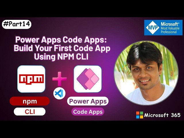 Build Your First Code App using NPM CLI | Code Apps Tutorial