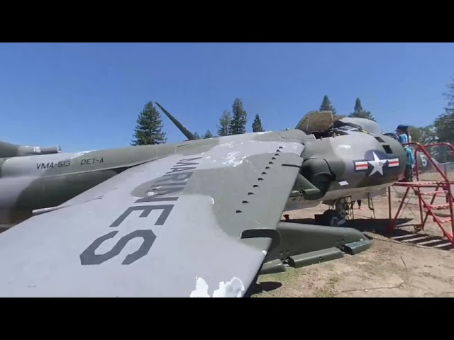 Hawker AV-8C Harrier VR180 Walk Around Pacific Coast Air Museum