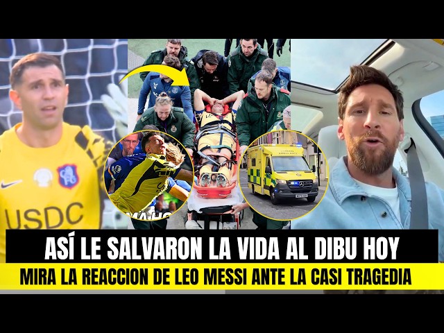 THIS IS HOW MESSI REACTED TO SAVING DIBU MARTINEZ'S LIFE THIS HAPPENED TODAY