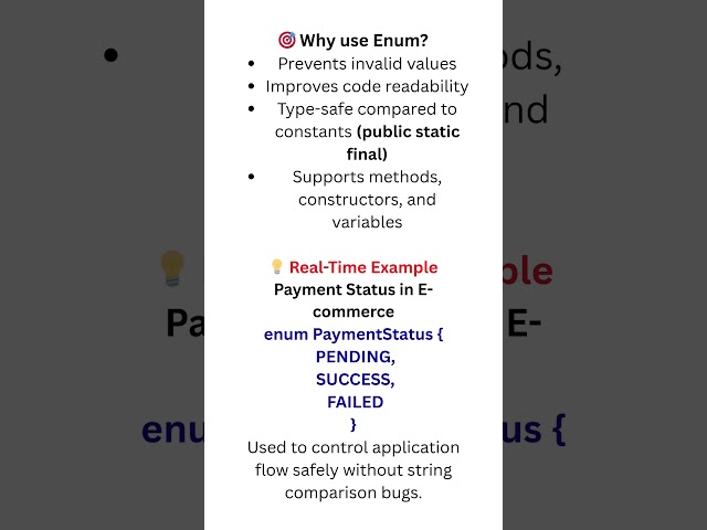 Java Interview question answer 1. Enum 2. wrapper classes #manualtesting #coding #javaforbeginners