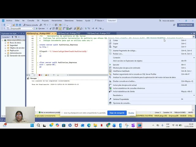 Auditoria de base de datos en sql server