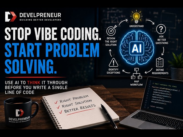 Stop Vibe Coding and Start Problem Solving | Weekly Challenge
