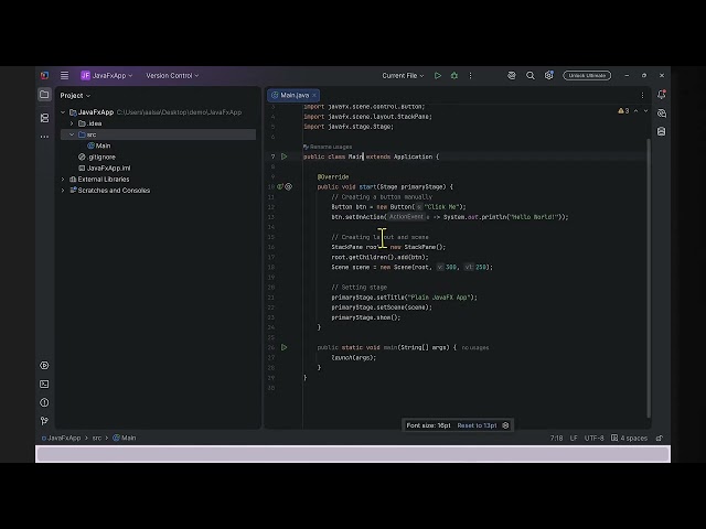 IntelliJ and JavaFx