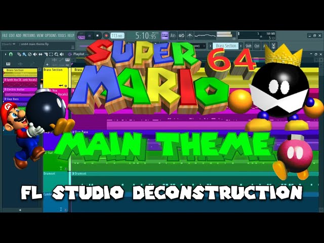 [FLP] Super Mario 64 - Main theme | FL Studio Deconstruction