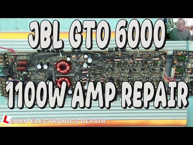 JBL GTO 6000 1100W Car Audio Amplifier Repair : One Channel Blown