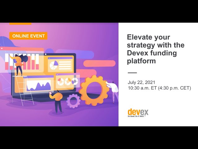 Elevate your strategy with the Devex funding platform