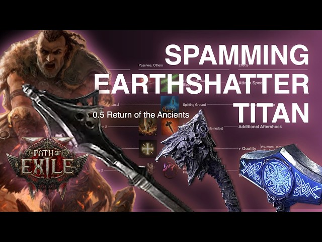 【PoE2 0.5】SPAMMING EARTHSHATTER TITAN / ONE HAND MACE ERA [Path of Exile 2]