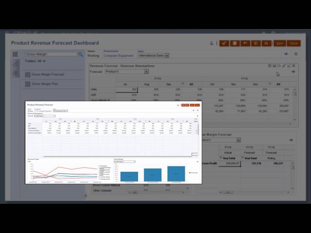 Creating Dashboards in Oracle Planning and Budgeting Cloud