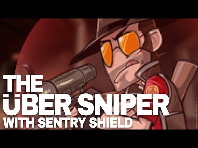 TF2 - The UBER SNIPER! With the "Sentry - shield" Trick