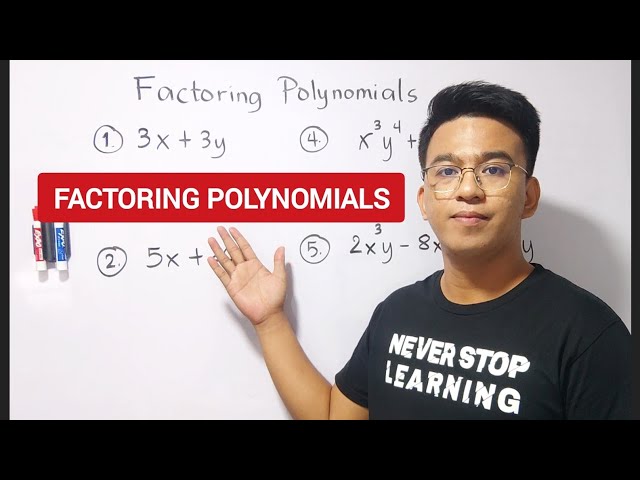 How to Factor Out Polynomials using GCF?
