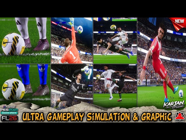 Ultra Gameplay Simulation & Graphic + installation - PES 2021 & Football Life 2026