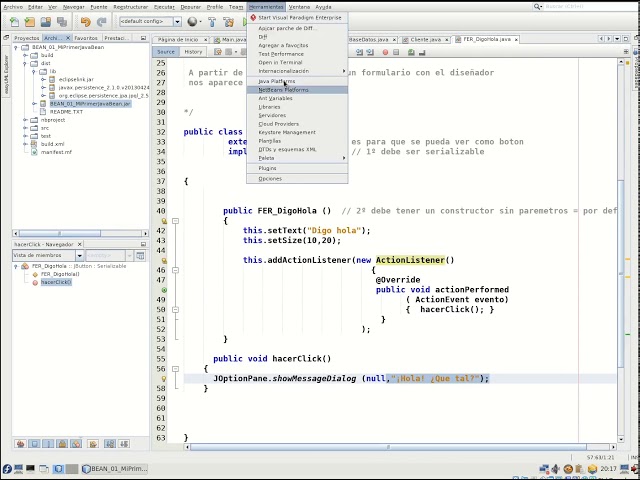 Creando un control nuevo (Componente Swind/Awt) -1