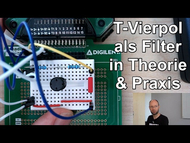 Octave calculation with A-parameters, LTspice simulation & network analysis experiment of a T-qua...