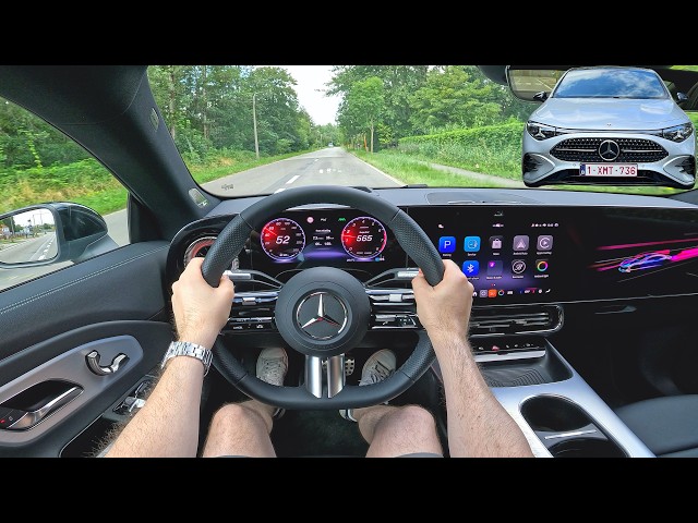 Mercedes CLA 2026 POV Test Drive | 200 Hybrid 184 hp