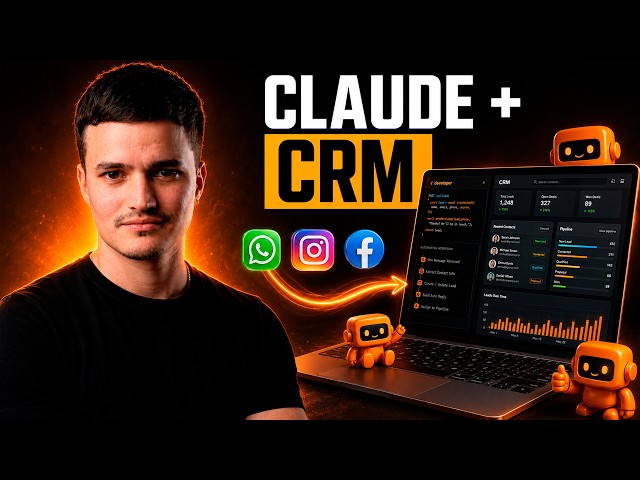 CRM con Claude Code + WhatsApp e Instagram (SIN verificación de Meta)