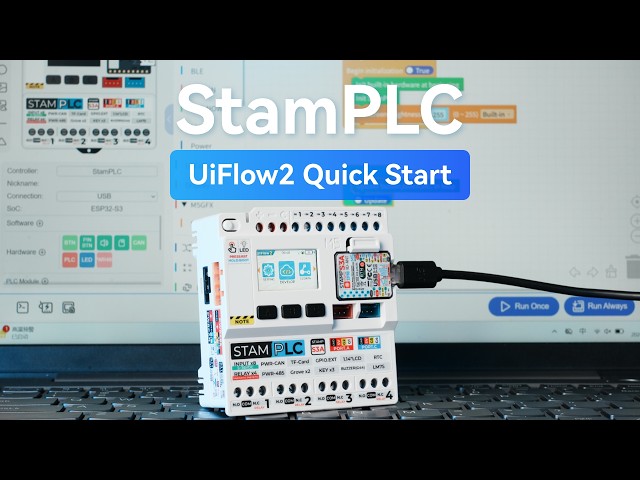 StamPLC | UIFlow 2.0 Device Basic Tutorial