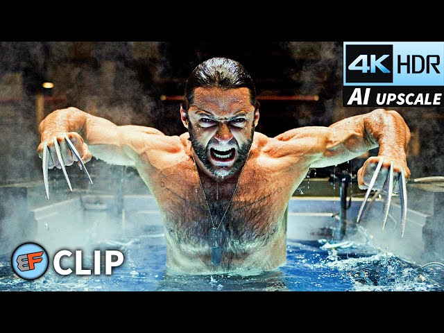 Wolverine Escapes From Weapon X Facility Scene | X-Men Origins Wolverine (2009) 4K HDR Movie Clip