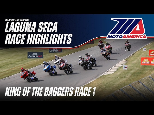 Mission King of the Baggers Race 1 at Laguna Seca 2026 - HIGHLIGHTS | MotoAmerica