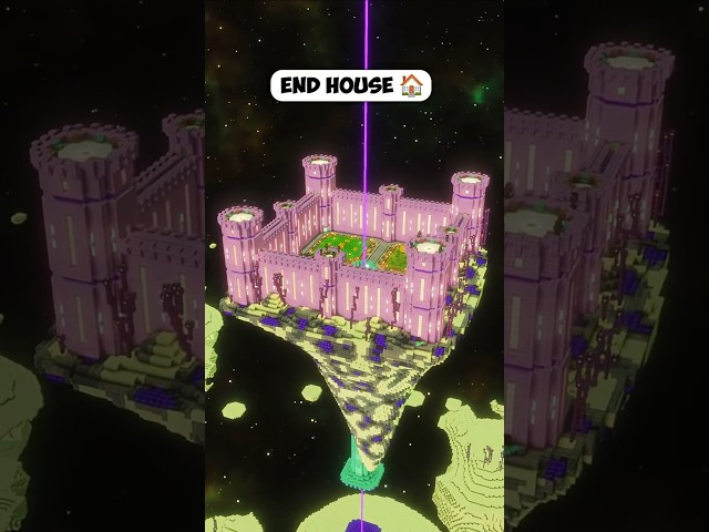 Minecraft Ultimate End House Tutorial 🏡 How to Build #minecraft