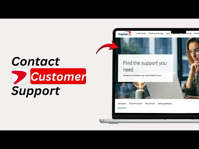 How to Contact Capital One Customer Support | Capital One Help